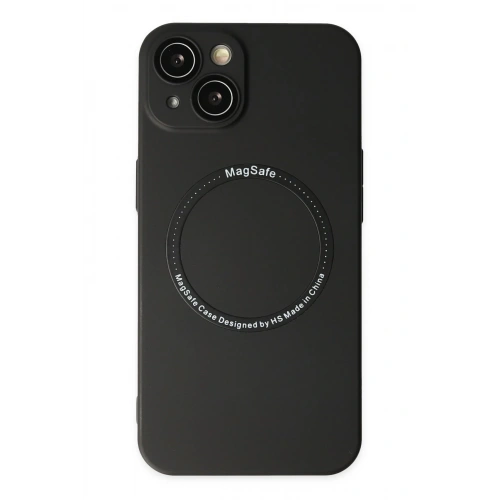 BFS  iPhone 14 Plus Kılıf Jack Magneticsafe Lens Silikon - Siyah