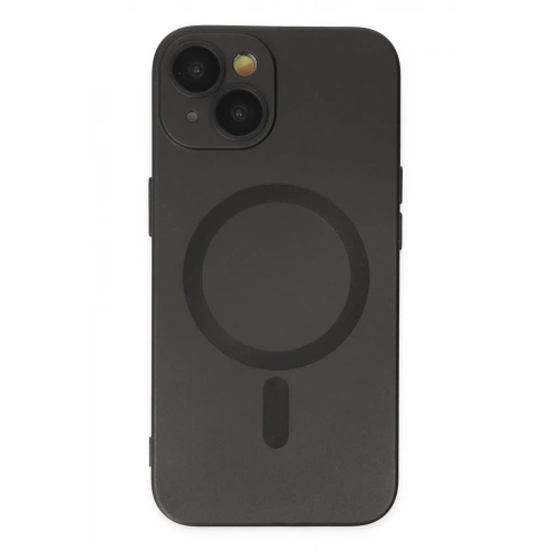 BFS  iPhone 14 Plus Kılıf Moshi Lens Magneticsafe Silikon - Siyah