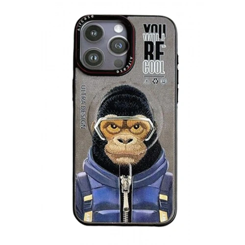 BFS  iPhone 14 Pro Fun Magsafe Kapak - Natural Grey