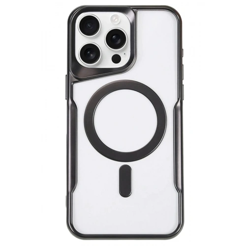 BFS  iPhone 14 Pro Kılıf Boyi Magsafe Silikon Kapak - Siyah