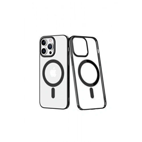 BFS  iPhone 14 Pro Kılıf Element Magneticsafe Sert Kapak - Siyah