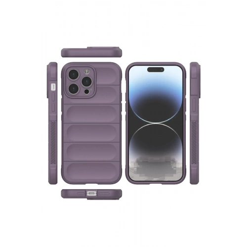 BFS  iPhone 14 Pro Kılıf Optimum Silikon - Mor