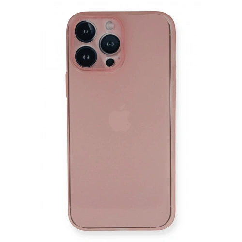 BFS  iPhone 14 Pro Kılıf PP Ultra İnce Kapak - Pembe