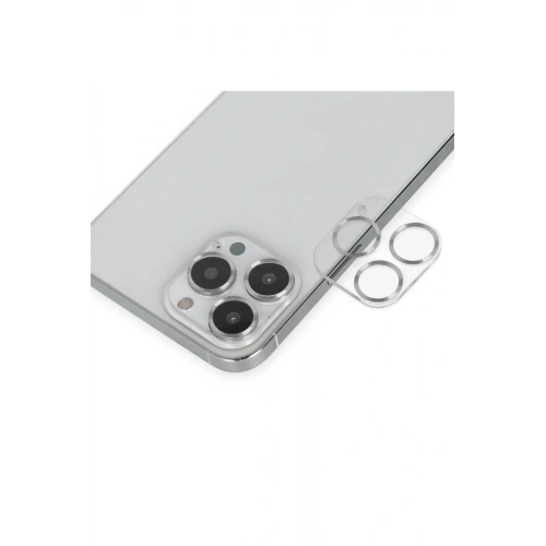 BFS  iPhone 14 Pro Max Band Metal Kamera Lens - Gümüş