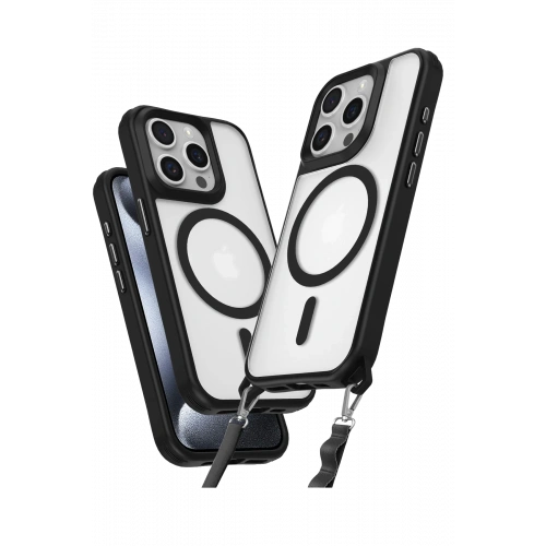 BFS  iPhone 14 Pro Max Kılıf Enka Magsafe Silikon Kılıf - Siyah