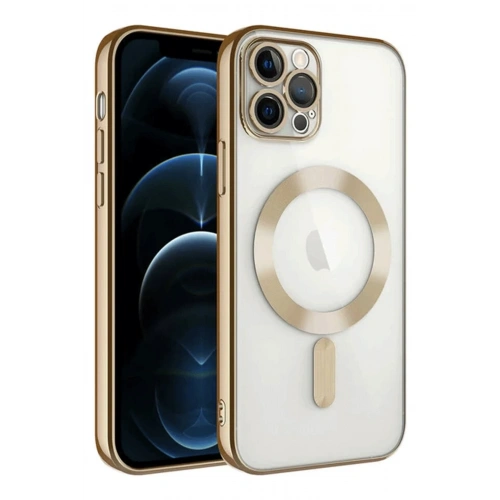 BFS  iPhone 14 Pro Max Kılıf Kross Magneticsafe Kapak - Gold