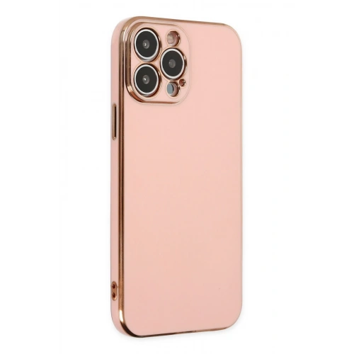 BFS iPhone 14 Pro Max Kılıf Volet Silikon - Pembe