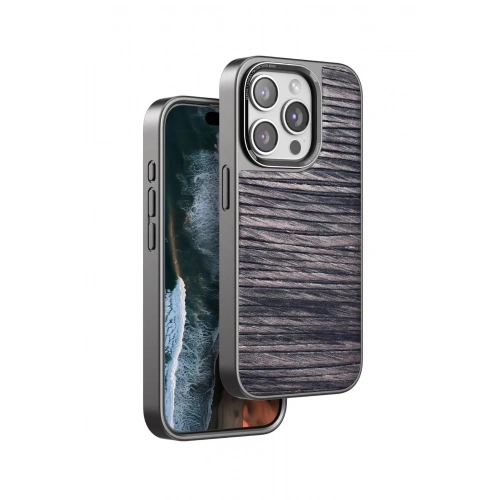 BFS  iPhone 14 Pro Max Wave Kapak - Kahverengi