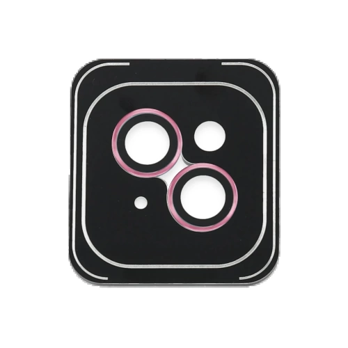 BFS iPhone 14 PVD Metal Kamera Lens - Pembe