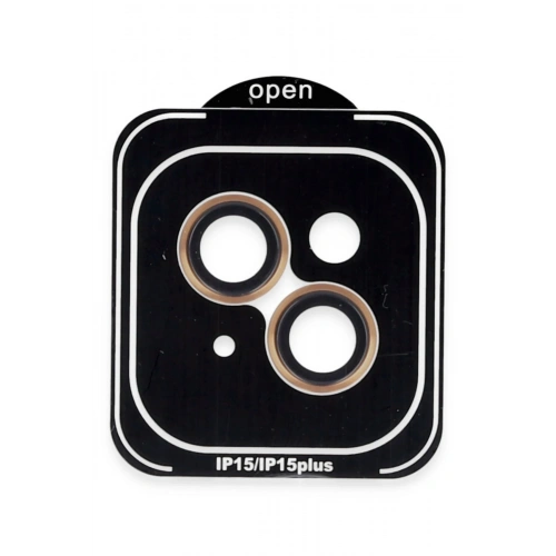 BFS  iPhone 14 PVD Metal Kamera Lens - Turuncu