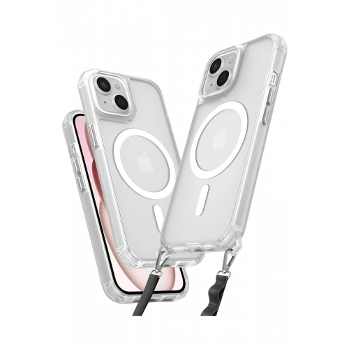 BFS  iPhone 15 Plus Kılıf Enka Magsafe Silikon Kılıf - Şeffaf