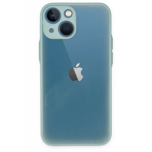 BFS  iPhone 15 Plus Kılıf Montreal Silikon Kapak - Açık Yeşil