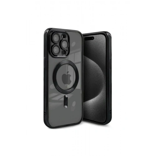 BFS  iPhone 15 Pro Max Kılıf Kross Magneticsafe Kapak - Siyah