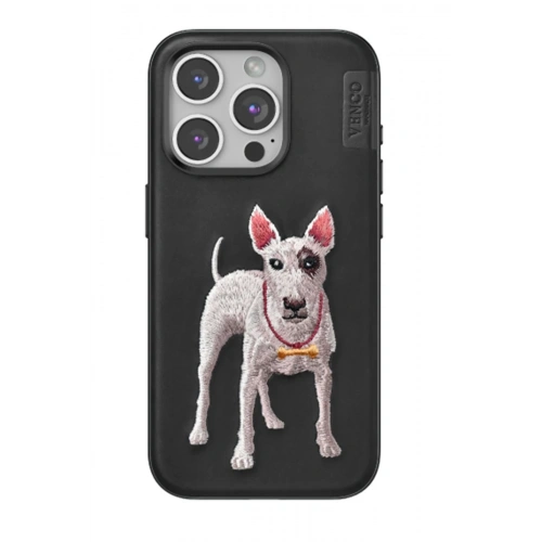 BFS  iPhone 15 Pro Max Perma Desenli Kapak - Siyah