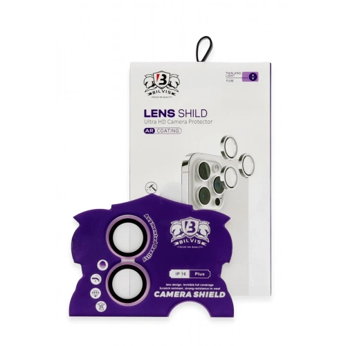 BFS  iPhone 16 Bilvis Titan Kamera Lens - Pembe