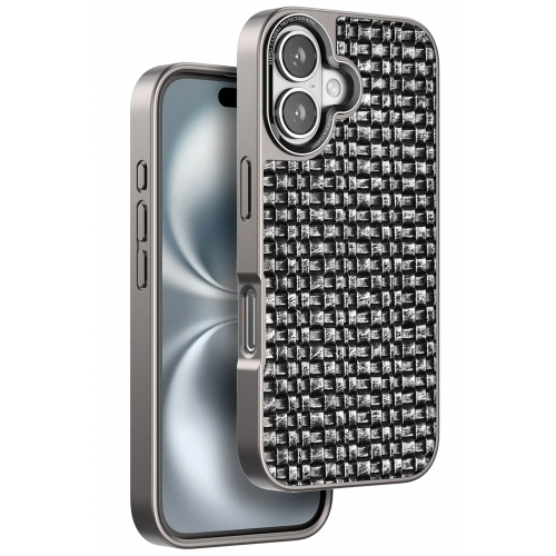 BFS  iPhone 16 Brand Kapak - Gümüş