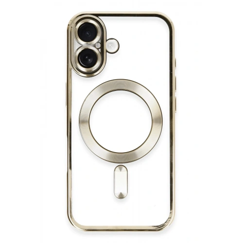 BFS iPhone 16 Kılıf Kross Magneticsafe Kapak - Gold