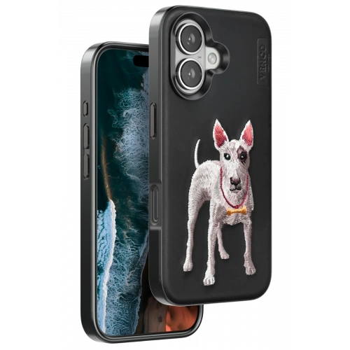 BFS  iPhone 16 Perma Desenli Kapak - Siyah