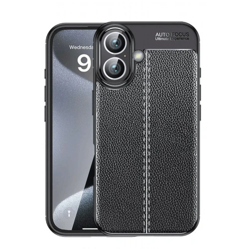 BFS  iPhone 16 Plus Kılıf Auto Focus Kapak - Siyah