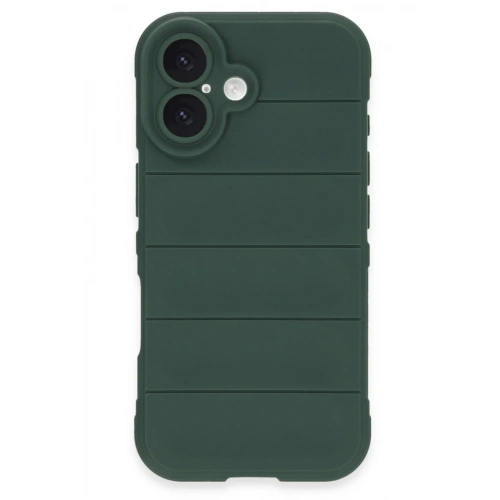 BFS  iPhone 16 Plus Kılıf Optimum Silikon - Koyu Yeşil