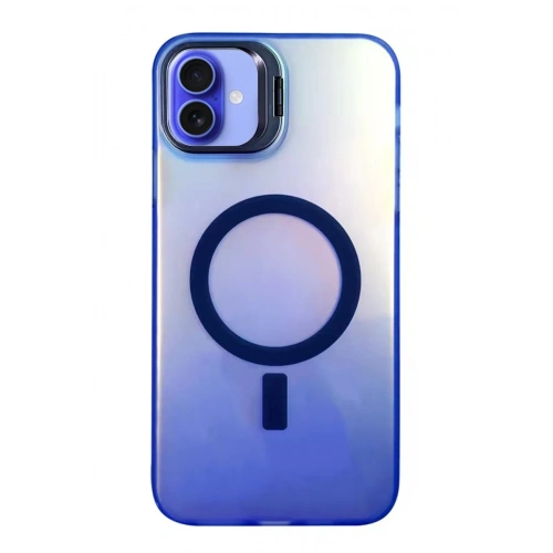 BFS  iPhone 16 Plus Kılıf Primera Magsafe Standlı Kapak - Lacivert