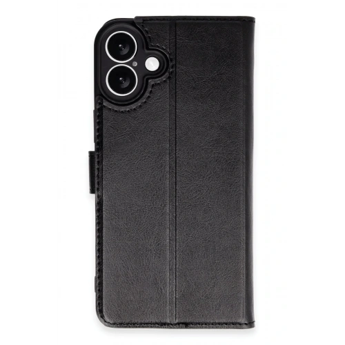 BFS  iPhone 16 Plus Kılıf Trend S Plus Kapaklı Kılıf - Siyah