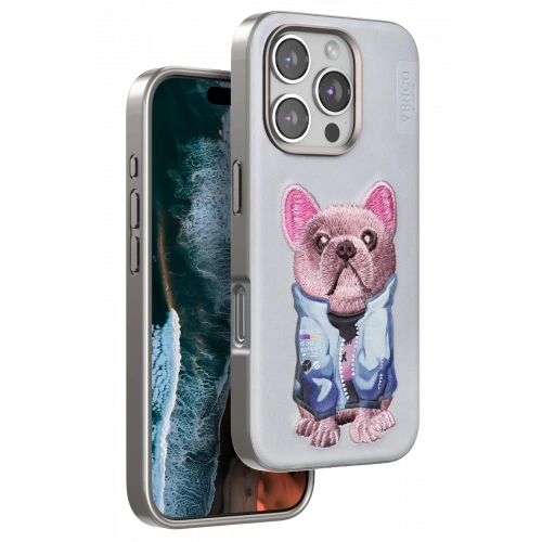 BFS  iPhone 16 Pro Cute Desenli Kapak - Kahverengi