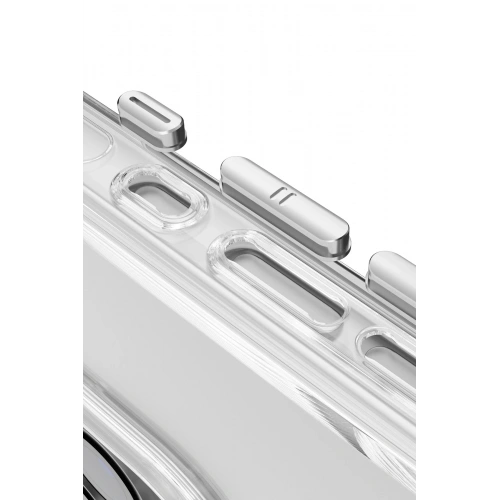 BFS  iPhone 16 Pro Gleam PC Sert Magsafe Kılıf - Şeffaf-Siyah