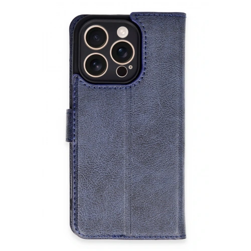 BFS  iPhone 16 Pro Kılıf Trend S Plus Kapaklı Kılıf - Lacivert