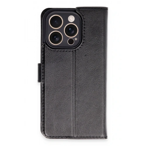 BFS  iPhone 16 Pro Kılıf Trend S Plus Kapaklı Kılıf - Siyah