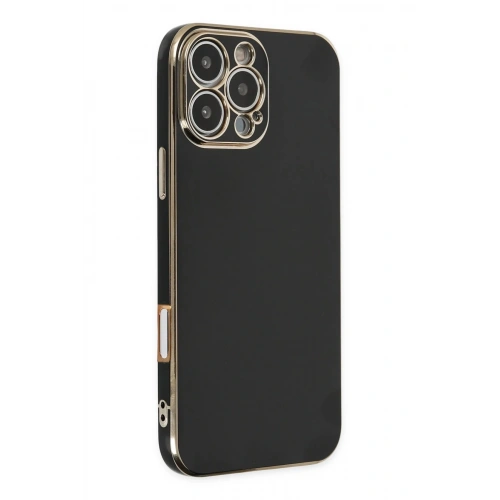 BFS  iPhone 16 Pro Kılıf Volet Silikon - Siyah