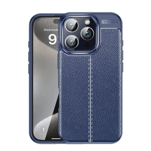 BFS  iPhone 16 Pro Max Kılıf Auto Focus Kapak - Lacivert