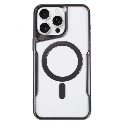 BFS  iPhone 16 Pro Max Kılıf Boyi Magsafe Silikon Kapak - Siyah