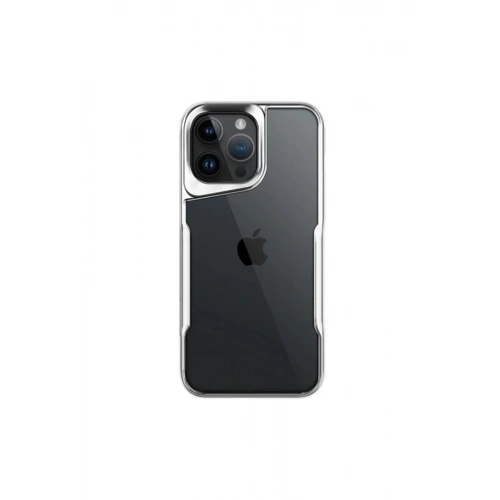 BFS  iPhone 16 Pro Max Kılıf Boyi Silikon Kapak - Gümüş