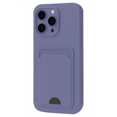 BFS  iPhone 16 Pro Max Kılıf Kelvin Kartvizitli Silikon - Lila