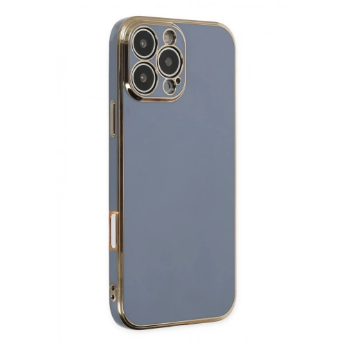 BFS  iPhone 16 Pro Max Kılıf Volet Silikon - Mavi