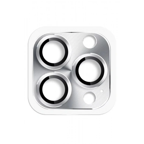 BFS  iPhone 16 Pro Max Pers Alüminyum Kamera Lens - Gümüş