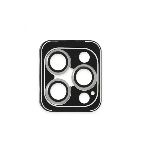 BFS  iPhone 16 Pro Max PVD Metal Kamera Lens - Gümüş