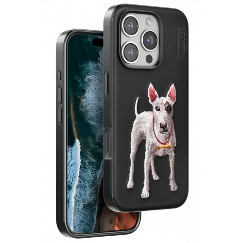 BFS  iPhone 16 Pro Perma Desenli Kapak - Siyah