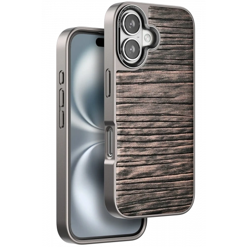 BFS  iPhone 16 Wave Kapak - Kahverengi