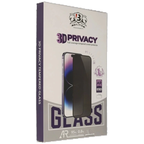 BFS  iPhone 16E Bilvis 3D Hayalet Cam Ekran Koruyucu