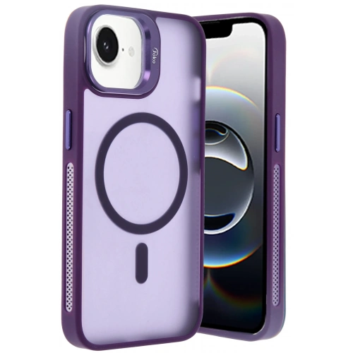 BFS  iPhone 16E Flet Lens Magsafe Kapak - Derin Mor