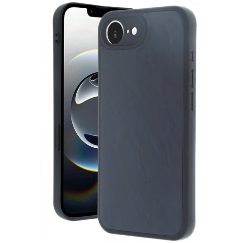 BFS  iPhone 16E Kılıf Aras Deri Kapak - Lacivert