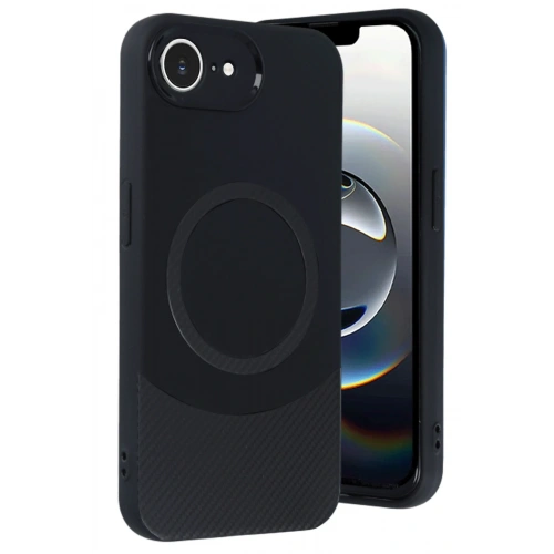 BFS  iPhone 16E Kılıf Maya Karbon Kapak - Siyah