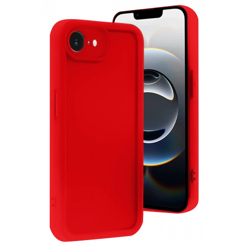 BFS  iPhone 16E Kılıf Viera Silikon - Kırmızı