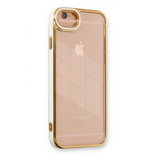 BFS  iPhone 6 Kılıf Liva Lens Silikon - Beyaz