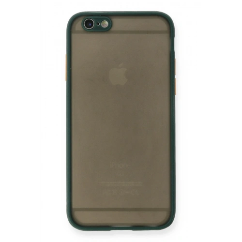 BFS  iPhone 6 Kılıf Montreal Silikon Kapak - Yeşil