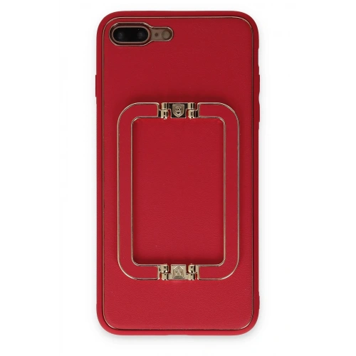 BFS  iPhone 7 Plus Kılıf Coco Elit Kapak - Kırmızı