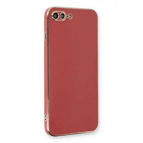 BFS  iPhone 7 Plus Kılıf Volet Silikon - Kırmızı