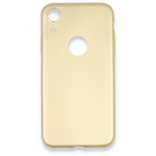 BFS  iPhone XR Kılıf First Silikon - Gold